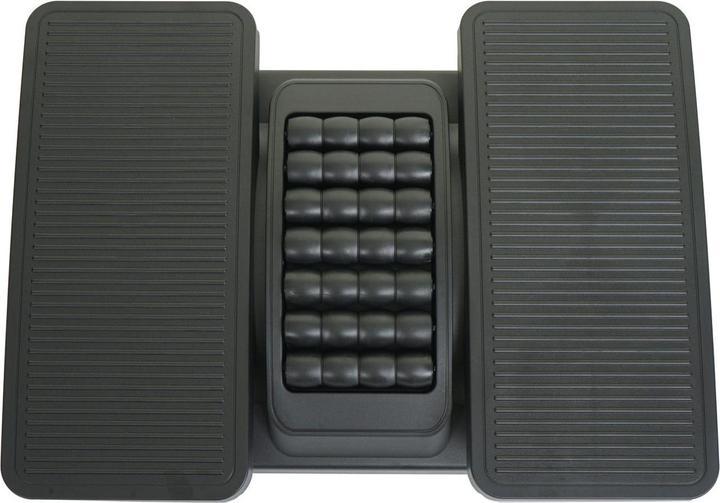 Actual product image Mendler Footrest HWC-M11, with massage rollers, tilt and height adjustable, plastic