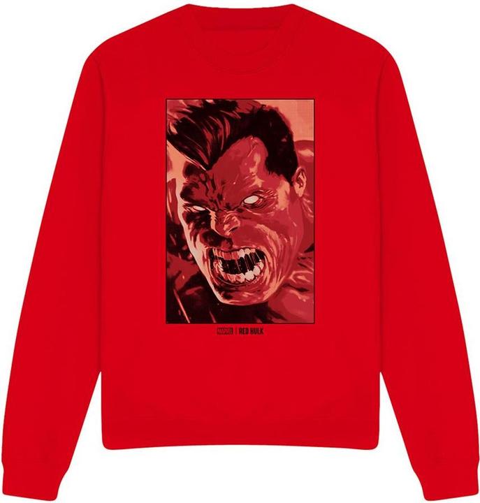 Immagine prodotto Felpa Hulk Rosso Ruggito Adulto Unisex (M)