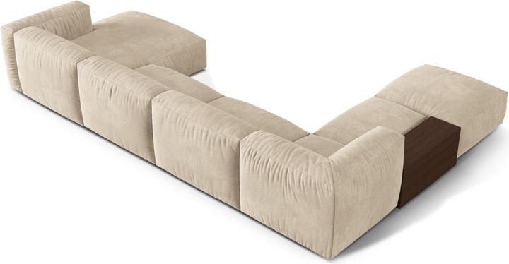 Actual product image Micadoni Modular Panoramic Left Corner Sofa, "Martina", 5 Seats, 406x280x75 Made in Europe (Sofa landscape)