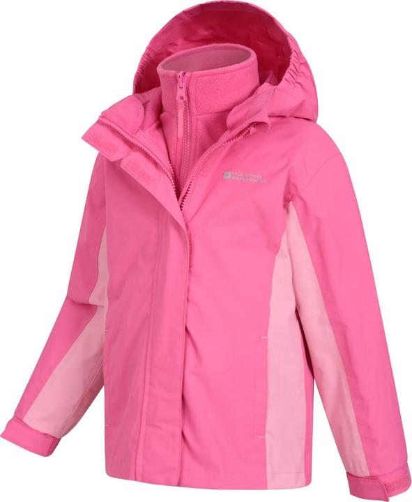 Actual product image Mountain Warehouse Childrens/Kids Lightning 3 in 1 Waterproof Jacket (128)