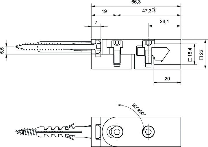 Produktbild Pauli+Sohn Adapter für Stabilisationsstangen 8794