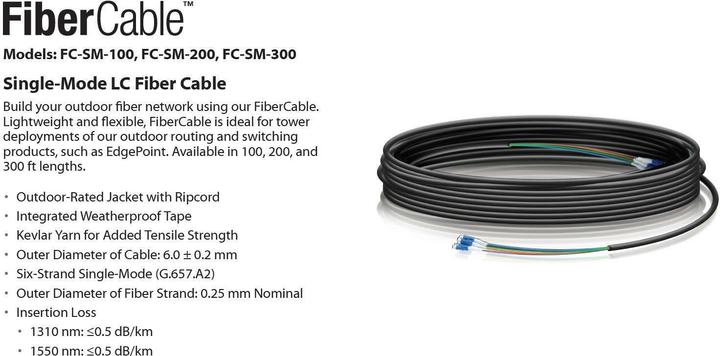 Produktbild Ubiquiti Netzwerkkabel (CAT6, 60 m)