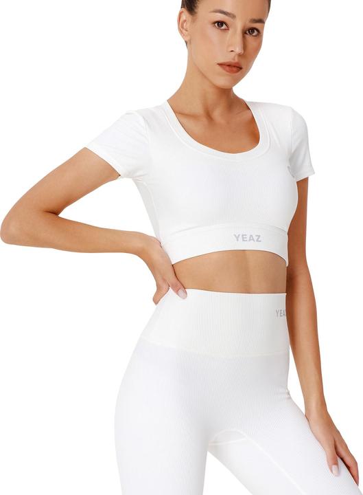 Produktbild Yeaz CLUB LEVEL SET Short Top Leggings M (White) (M)