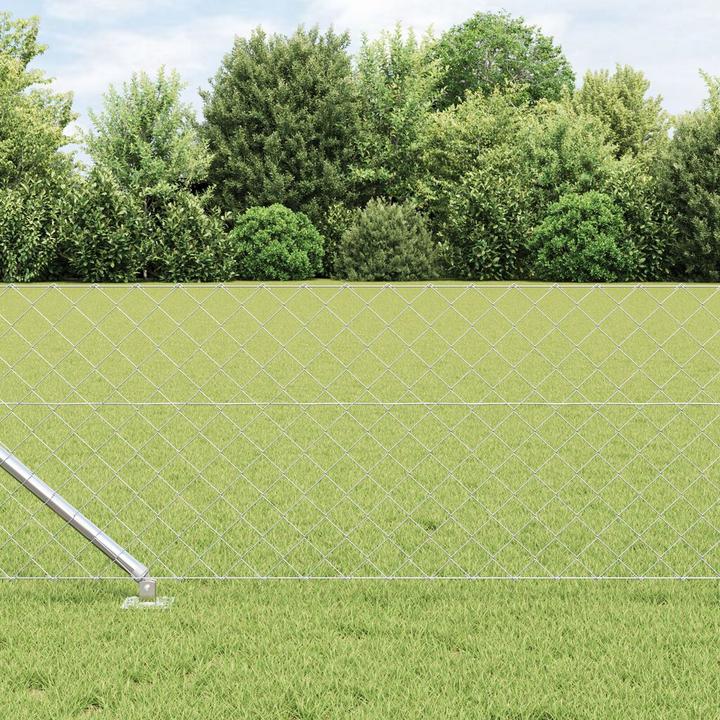 Produktbild VidaXL Kettenschalung Set aus 2 Verzinkter Stahl 25 x 0,8 m Robust