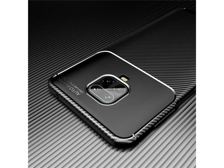 Produktbild Screenguard Xiaomi Redmi Note 9 Pro Hülle Carbon Design TPU Case (Xiaomi Redmi Note 9 Pro)