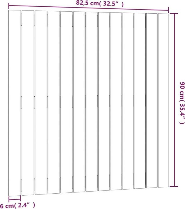 Produktbild VidaXL Chloé (95.5 x 3 x 110 cm)