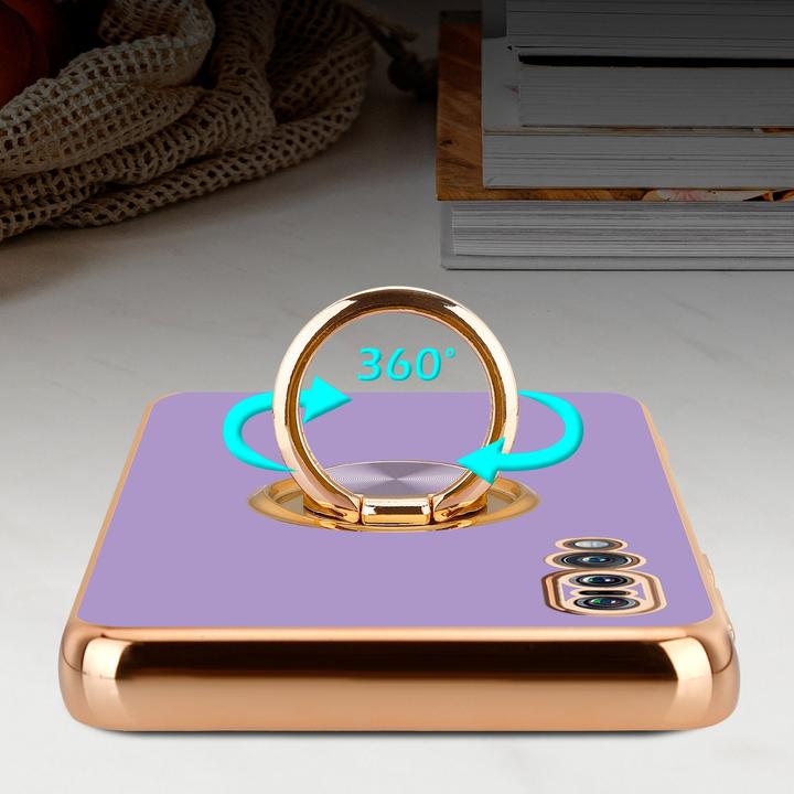 Immagine prodotto Cadorabo Custodia per Huawei P20 PRO / P20 PLUS in TPU con protezione della fotocamera e anello stile LM089 (Huawei P20 Pro, Huawei P20 Plus)