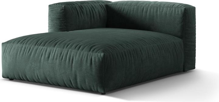 Actual product image Micadoni Modular Chaise Longue Left, "Martina", 1 Seat, 176x123x75 Made in Europe (Chaise longue)