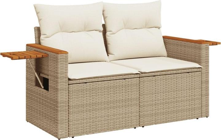 Produktbild VidaXL Gartenmöbel Sofa Garnitur Gartengarnitur Garten Sitzgruppe 7-tlg. Beige