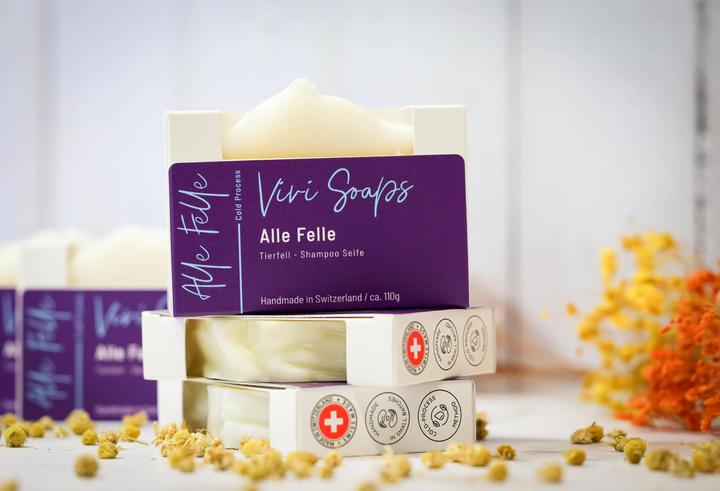 Actual product image Vivi Soaps Alle Felle - Tierfellseife (Hard soap)