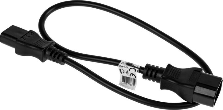 Produktbild Furber Verlängerungskabel C13-C14 0.5 m Schwarz (0.50 m, C14)