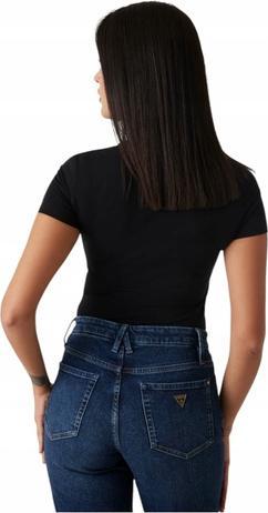 Actual product image Guess Damen T-Shirt Shiny Triangle Schwarz (M)