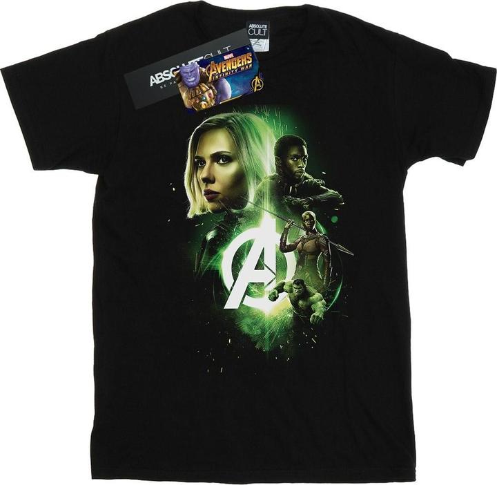 Avengers Infinity War Widow Panther Team Up TShirt Jungen
