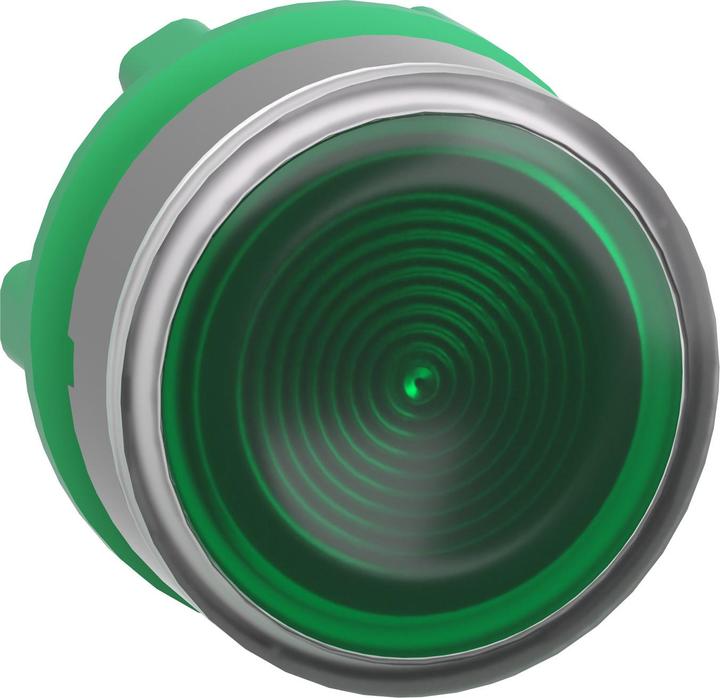 Actual product image Schneider Electric Illuminated push-button, front, grooved, ZB5AW333SC0