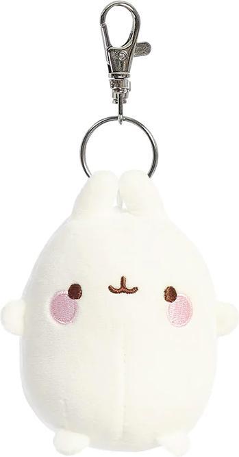 Actual product image Molang AURORA, 14223, Key Clip, 4in, Soft Toy, White