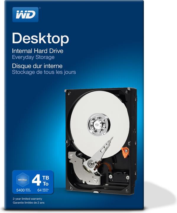 Actual product image WD Blue Retail (4 TB, 3.5", SMR)