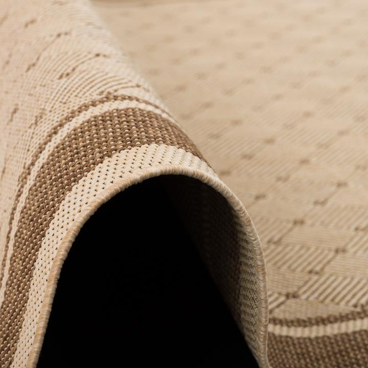 Produktbild Pergamon Modern Flachgewebe Ruggy Karo Bordüre (160 x 230 cm)