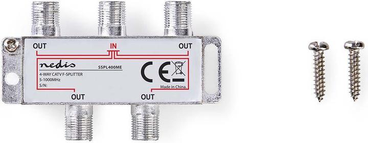 Produktbild Nedis CATV-Splitter Typ F G Anancia max. 8.0 dB