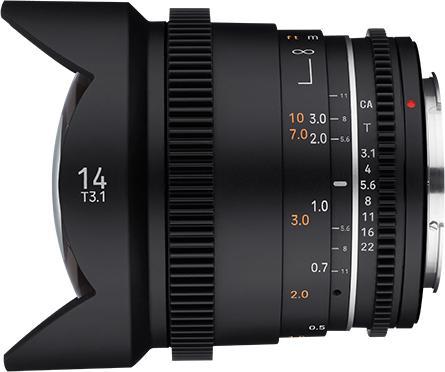 Image du produit Samyang 14mm T3.1 MK2 Canon RF (Canon RF, Plein format, APS-C / DX)
