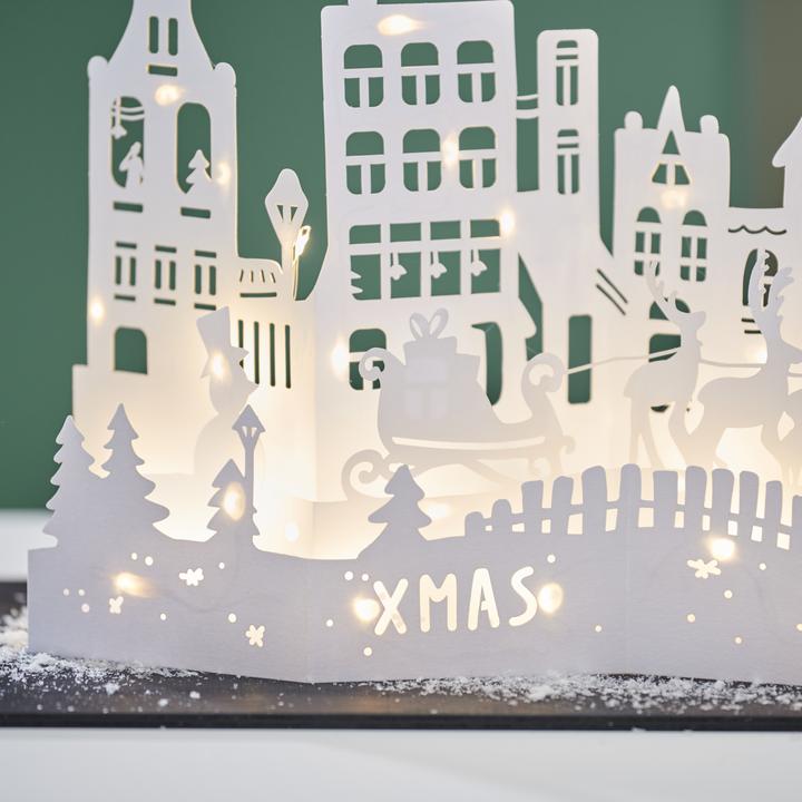 Produktbild VBS Papier-Silhouette "Weihnachtsdorf"