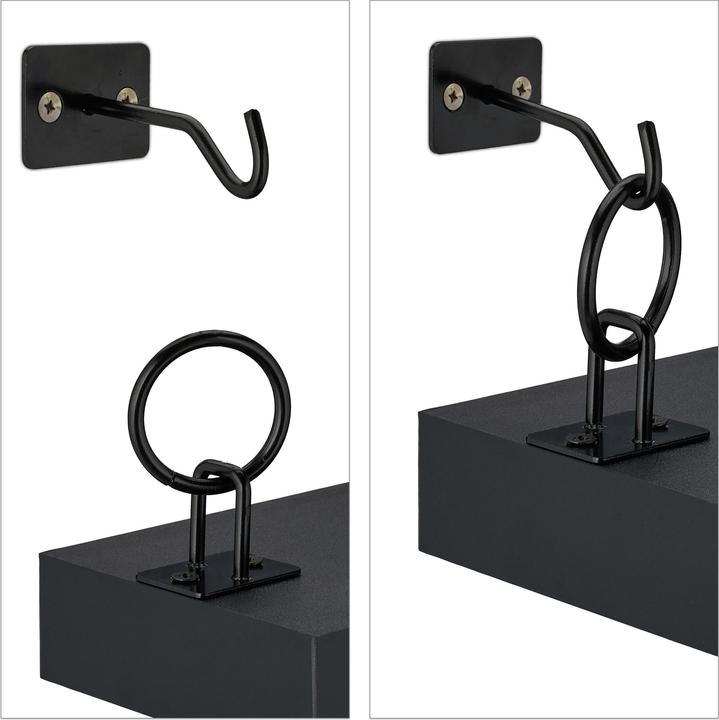 Immagine prodotto Relaxdays 2x mensola a muro (48 x 12 x 13 cm)