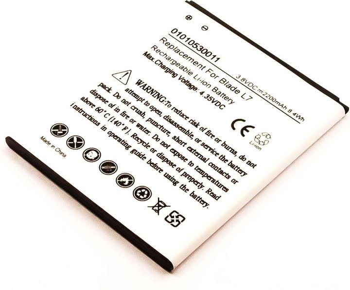 Actual product image AGI Battery compatible with ZTE Blade L7 - Battery - 2,200 mAh