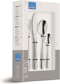 Productafbeelding Amefa Elara 1250 - 24 dele til 6 personer (24 Stuk, Bestekset)