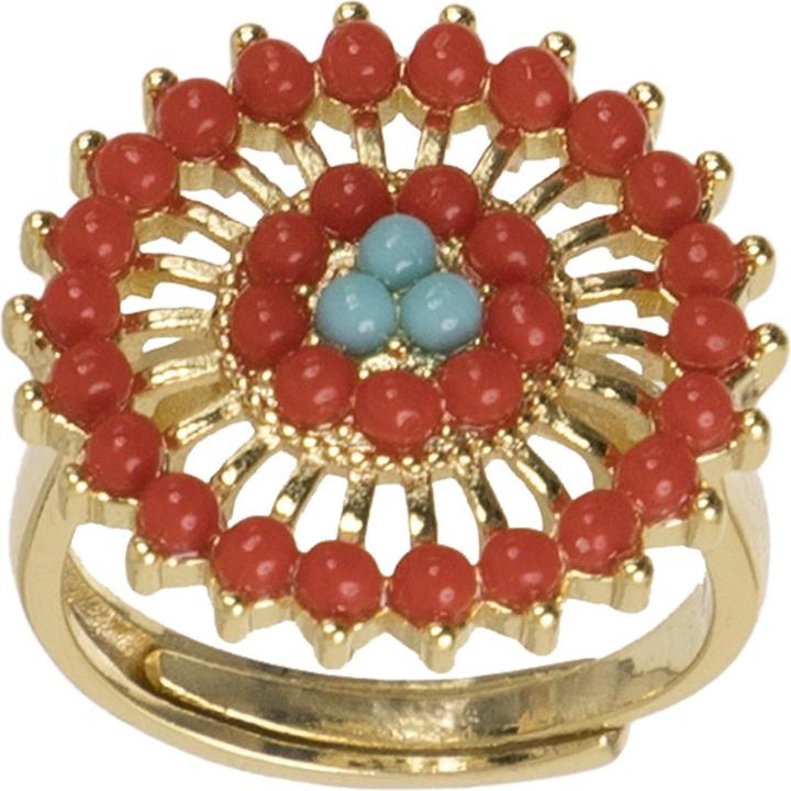 Uzurii The Ring Amazon Flower Red (One Size, 925 Silber)