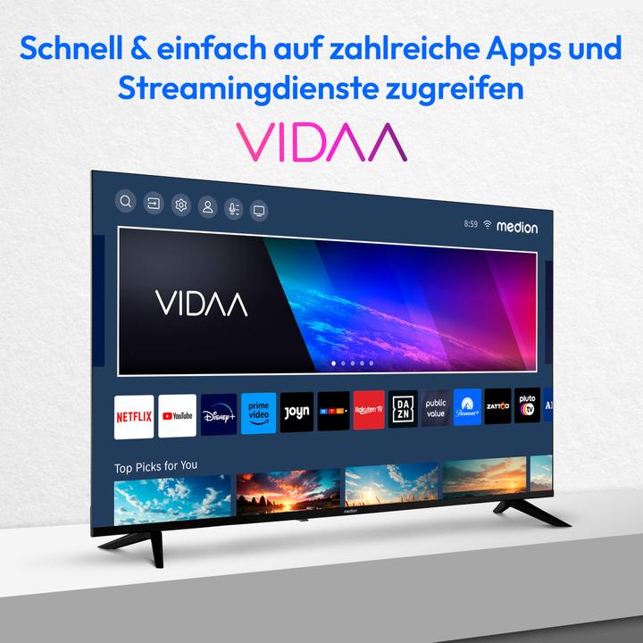 Actual product image Hisense TV MEDION® LIFE® X15517 (MD 31642) Ultra HD LCD Smart TV (55", LCD, 4K)