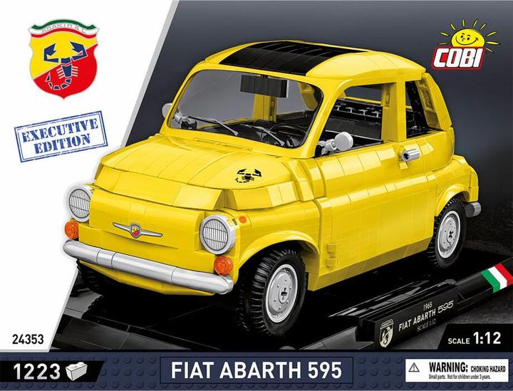 Actual product image Cobi 1965 Fiat 500 Abarth Executive Edition