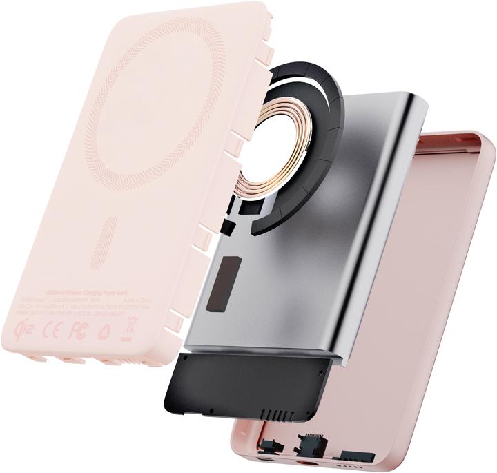 Actual product image Aukey MAG FUSION SLIM - Powerbank (5000 mAh, 18 W, 18 Wh)
