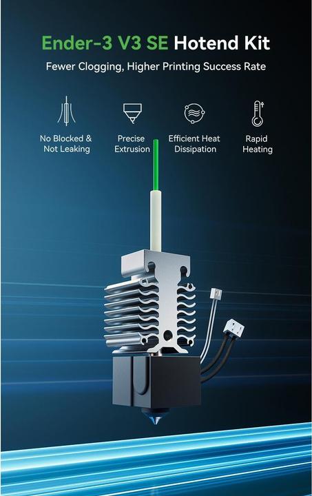 Produktbild Creality Heizelement Ender 3V3 SE Heizblocksatz (Düse)