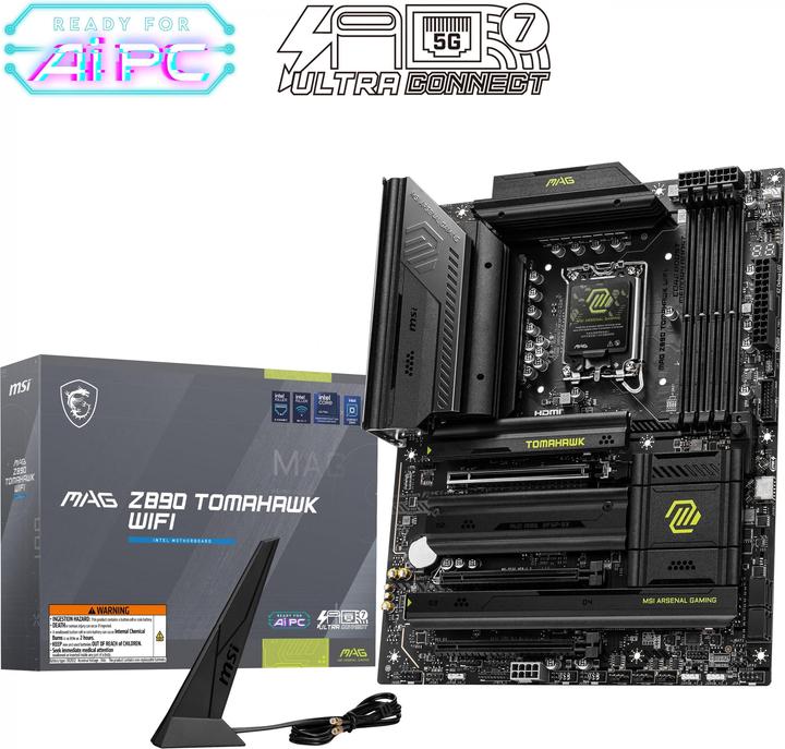 Image du produit MSI MAG Z890 TOMAHAWK WIFI (LGA 1851, Intel Z890, ATX)