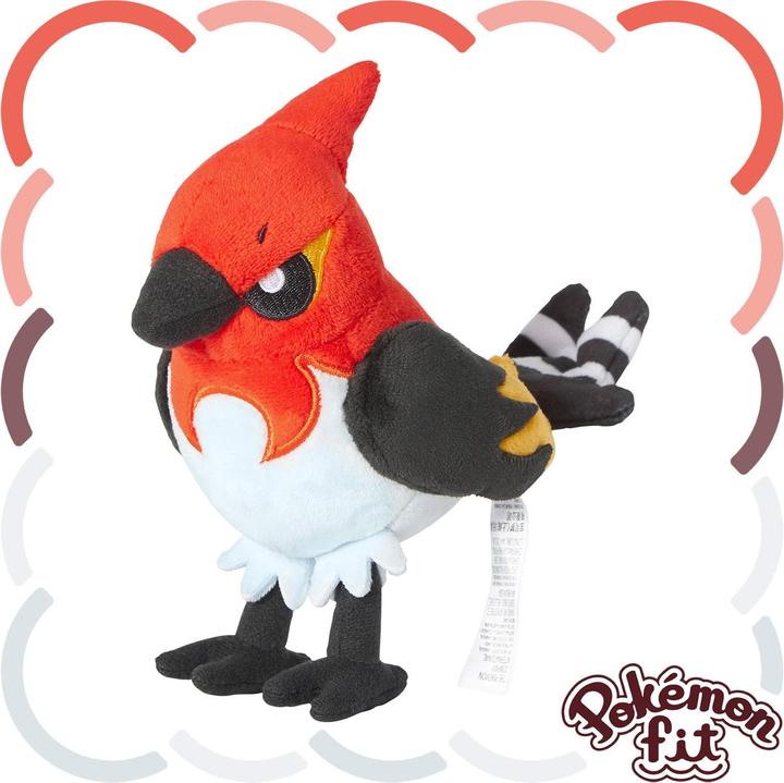 Actual product image Pokémon Fletchinder Sitting Cuties Plush - 18 cm (18 cm)