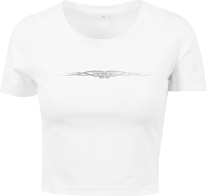 Merchcode Ladies Tribal Cropped Tee