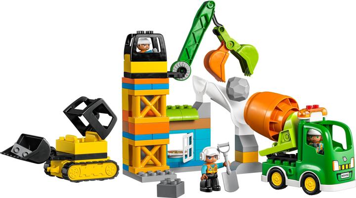 Actual product image LEGO 10990 Construction site with construction vehicles (10990)