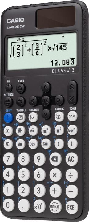 Image du produit Casio FX-85DE CW (Cellules solaires, Piles)