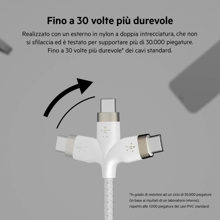 Produktbild Belkin USB C – USB C (1 m, USB 2.0)