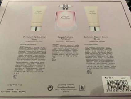 Shiseido Ever Bloom EDT 50ml mit Körperlotion und Duschcreme