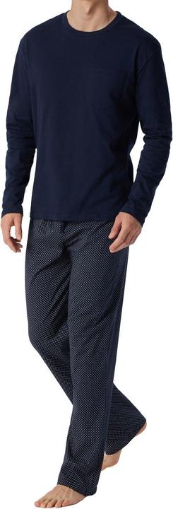 Image du produit Schiesser pyjama long naturel 100% coton | aussi grande taille (M)