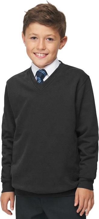 Produktbild Awdis Academy Junior Schul Sweatshirt mit VAusschnitt (2 StückPackung) (128)