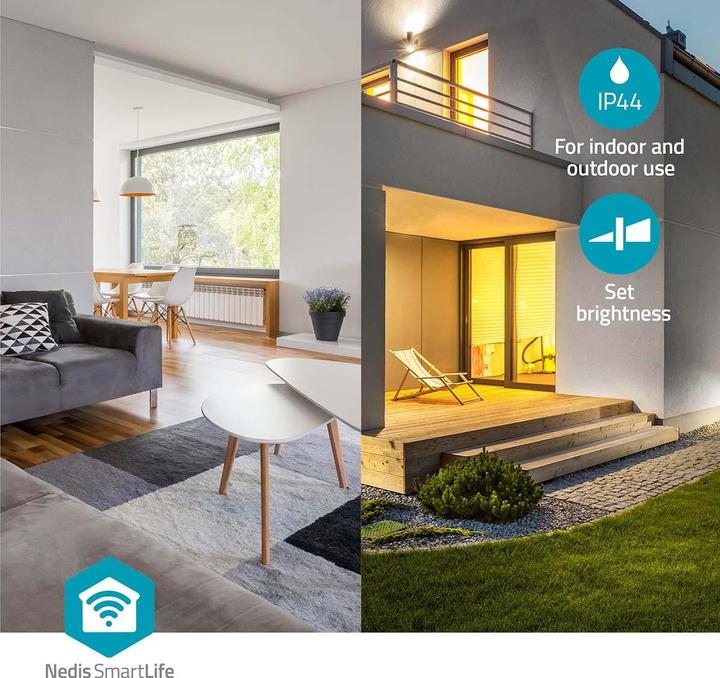 Produktbild Nedis SmartLife Deckenleuchte Wi-Fi | RGB / Warm bis kühlen weiss | Rund | Durchmesser: 260 mm | 1820 (1820 lm)