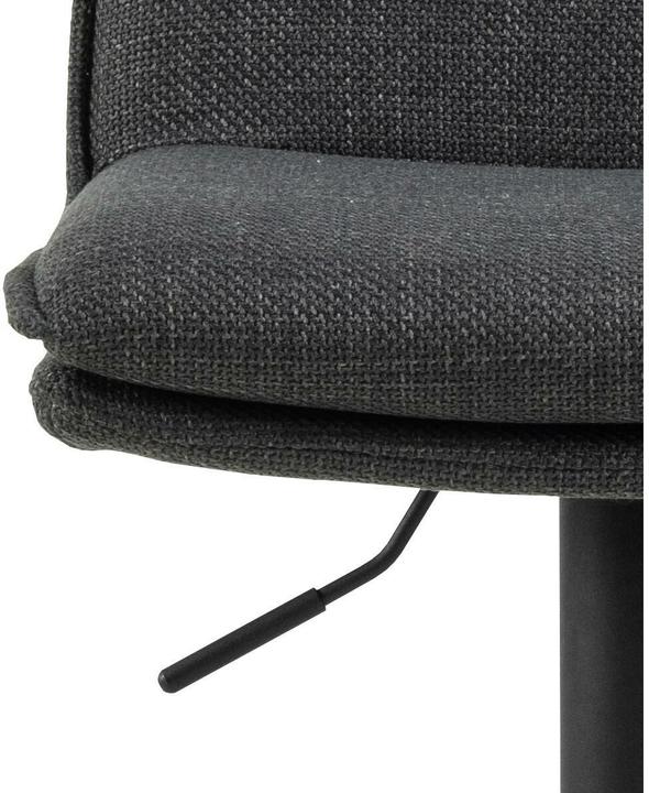 Actual product image AC Design Barhocker Flynn, 2 Stück, 44 x 107 cm, Dunkelgrau