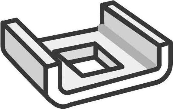 Image du produit Cablofil Pièce de serrage 25mm CE 25 EZ 558011 électro-galvanisé