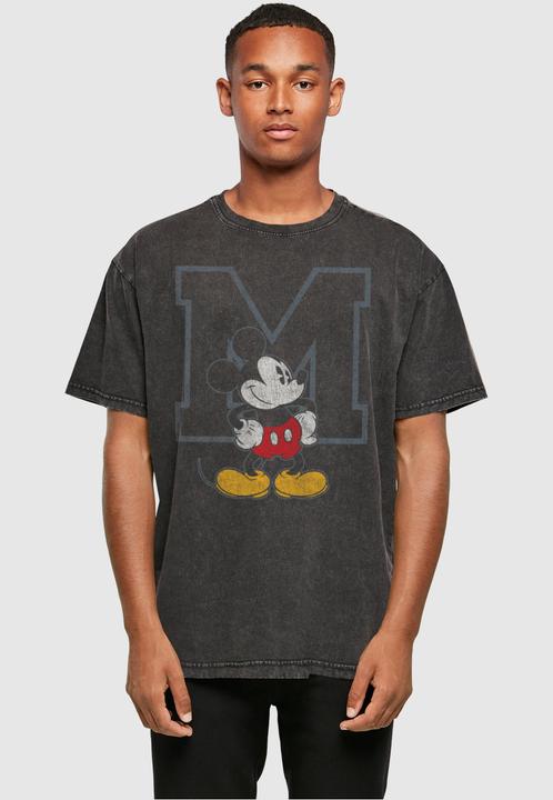 Actual product image Absolute Cult Mickey Mouse - Classic M Acid Washed Oversize Tee - 115219 (XS)