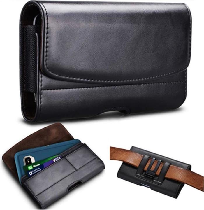 Immagine prodotto Werkstein Universal XXXL Leder Tasche mit Gürtelclip - Schwarz