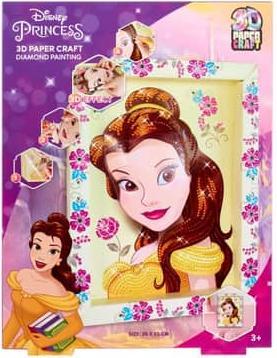 Produktbild Canenco Disney Princess - 3D Paper Craft - Diamond Painting - 1 Stück