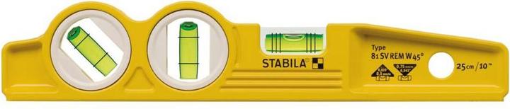 Produktbild Stabila Wasserwaagen Type 81 SV REM W45 Torpedo (25 cm)