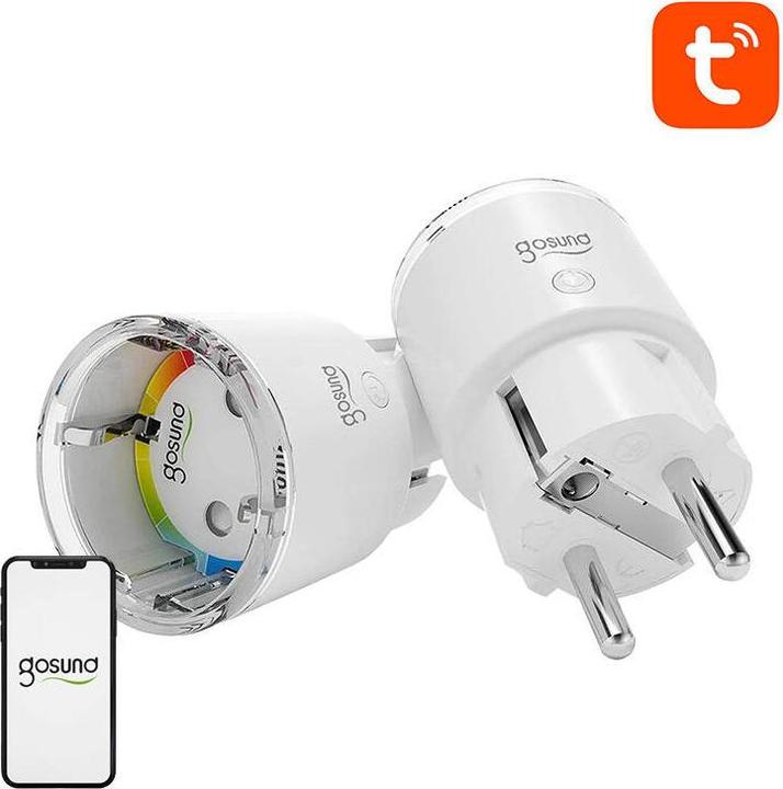 Actual product image Gosund EP2 WiFi smart socket, 2 pieces (two-pack) 10A Tuya