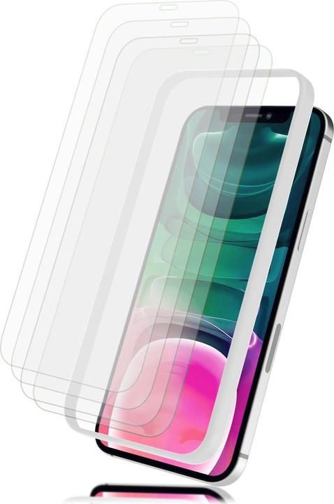 Produktbild Nalia 4x Schutzglas & 1x Schablone (4 Stück, Apple iPhone 13, Apple iPhone 13 Pro)